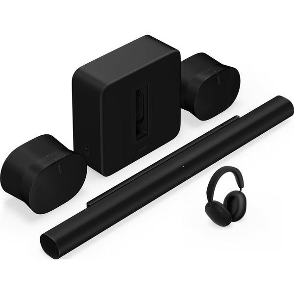  Sonos Sonos Ace + Arc Ultra + Sub 4 + 2x Era 300 Premium Personal Entertainment Set with Arc Ultra - Black IMAGE 1
