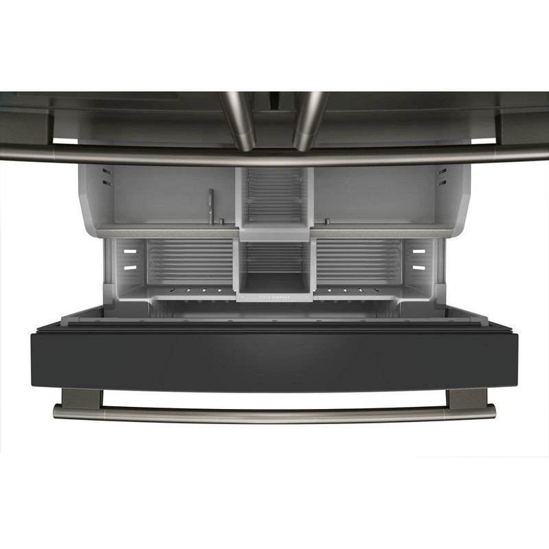  KitchenAid 36-inch, 29.51 cu. ft. Freestanding French 4-Door Refrigerator with Water and Ice Dispensing System KRMF436SBE IMAGE 4