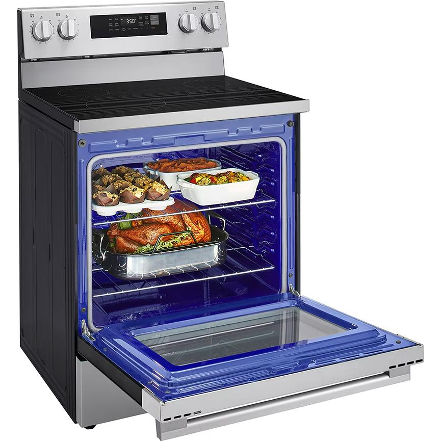  LG 30-inch 6.3 cu ft. Electric Range with Probake Convection and EasyClean® LREN6321YE IMAGE 15