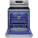  LG 30-inch 6.3 cu ft. Electric Range with Probake Convection and EasyClean® LREN6321YE IMAGE 2