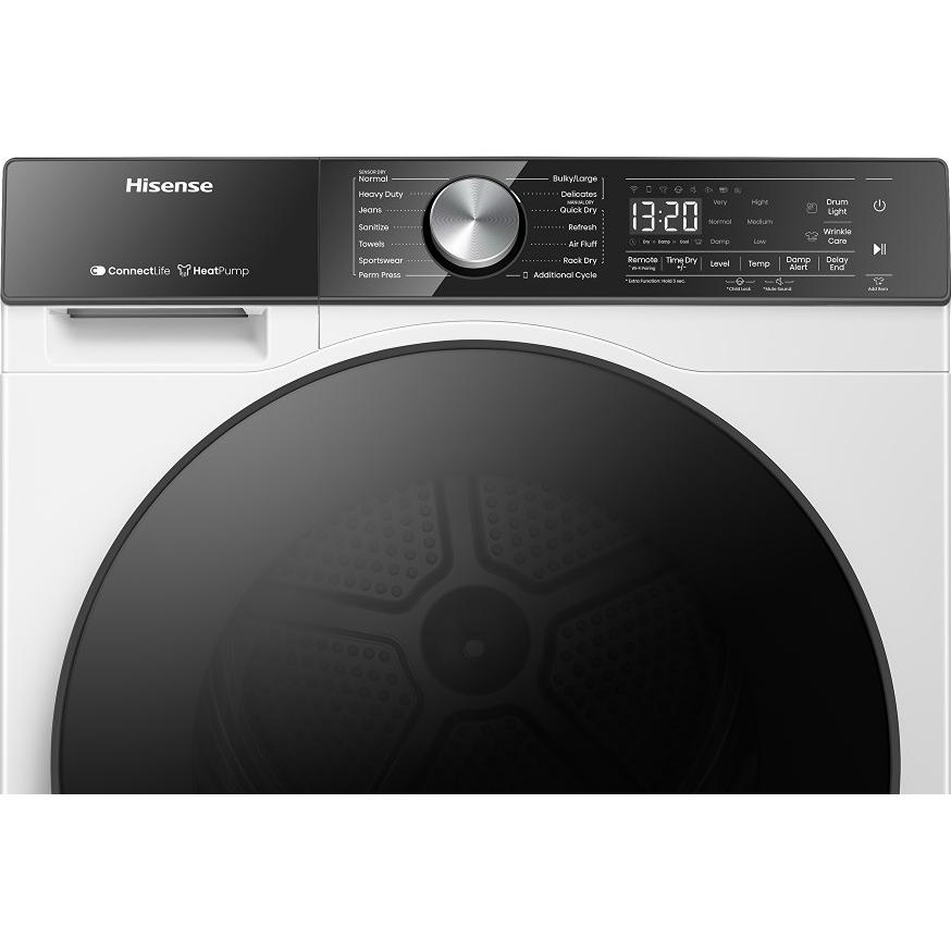  Hisense 4.5 cu. ft. Electric Dryer with Ventless Heat Pump Technology DH5S452BW IMAGE 4