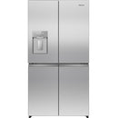  Hisense 36-inch, 22.6 cu. ft. Freestanding French 4-Door Refrigerator with Water and Ice Dispensing System RQ23G4FSEI IMAGE 1