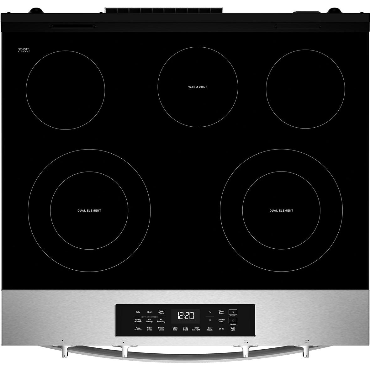  Whirlpool 30-inch Slide-in Electric Range with Wi-Fi YWSES4530TZ IMAGE 3