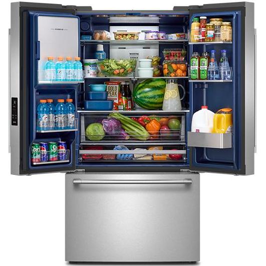  Maytag 30 cu. ft. Freestanding French 3-Door Refrigerator with Exterior Water and Ice Dispensing System MRFF5336TZ IMAGE 2