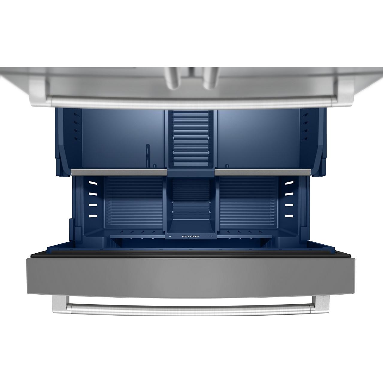  Maytag 28.9 cu. ft. Freestanding French 4-Door Refrigerator with Exterior Water and Ice Dispensing System MRMF5436TZ IMAGE 3
