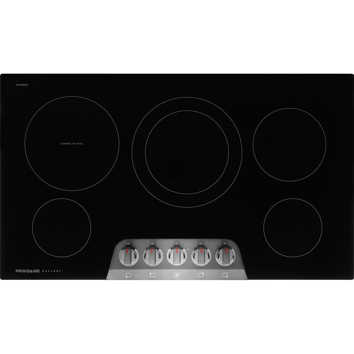  Frigidaire Gallery 36-inch Electric Cooktop GCCE3670BD IMAGE 6