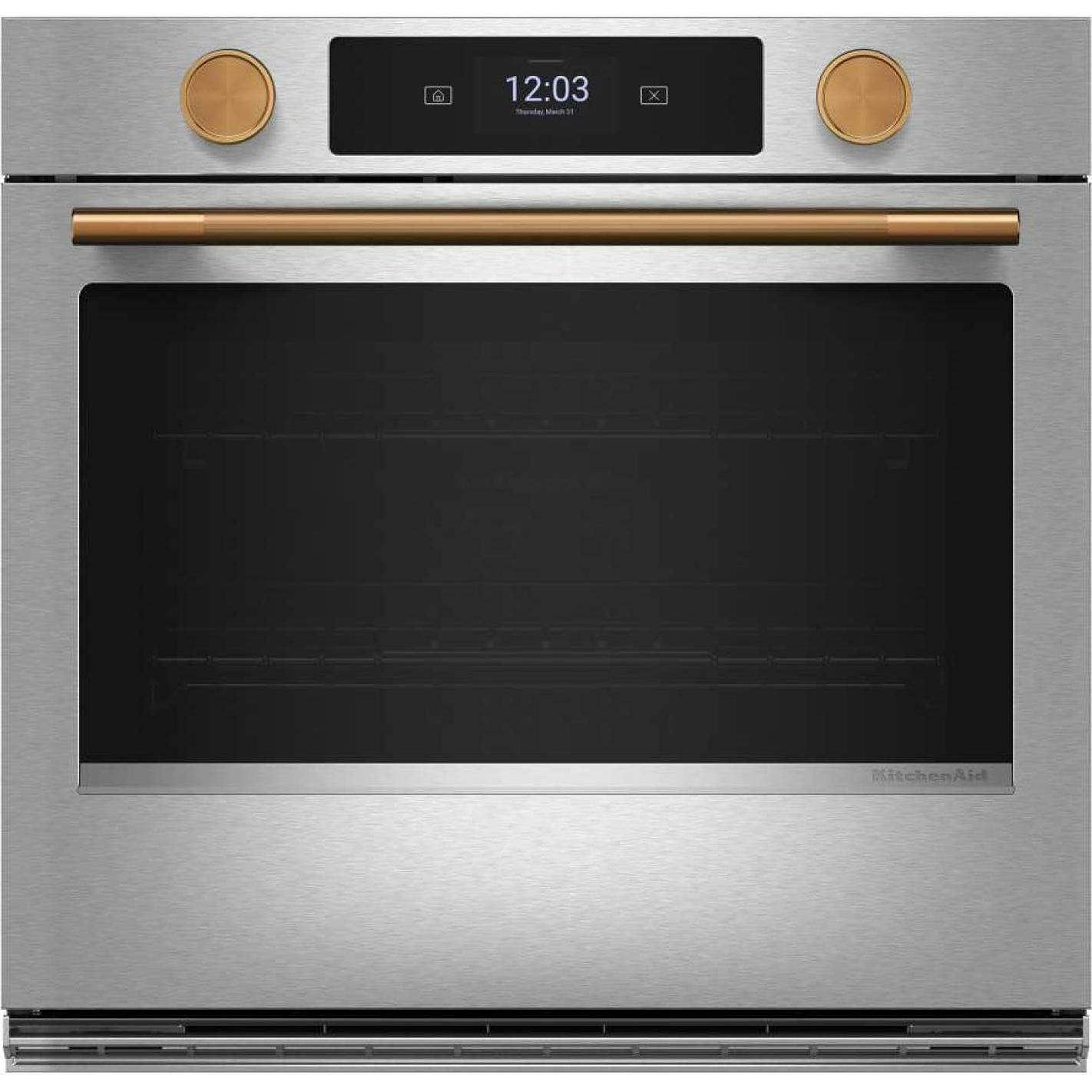  KitchenAid 30-inch Smart Electric Single Wall Oven with Intelligent Cooking Camera KOES930SPS IMAGE 10