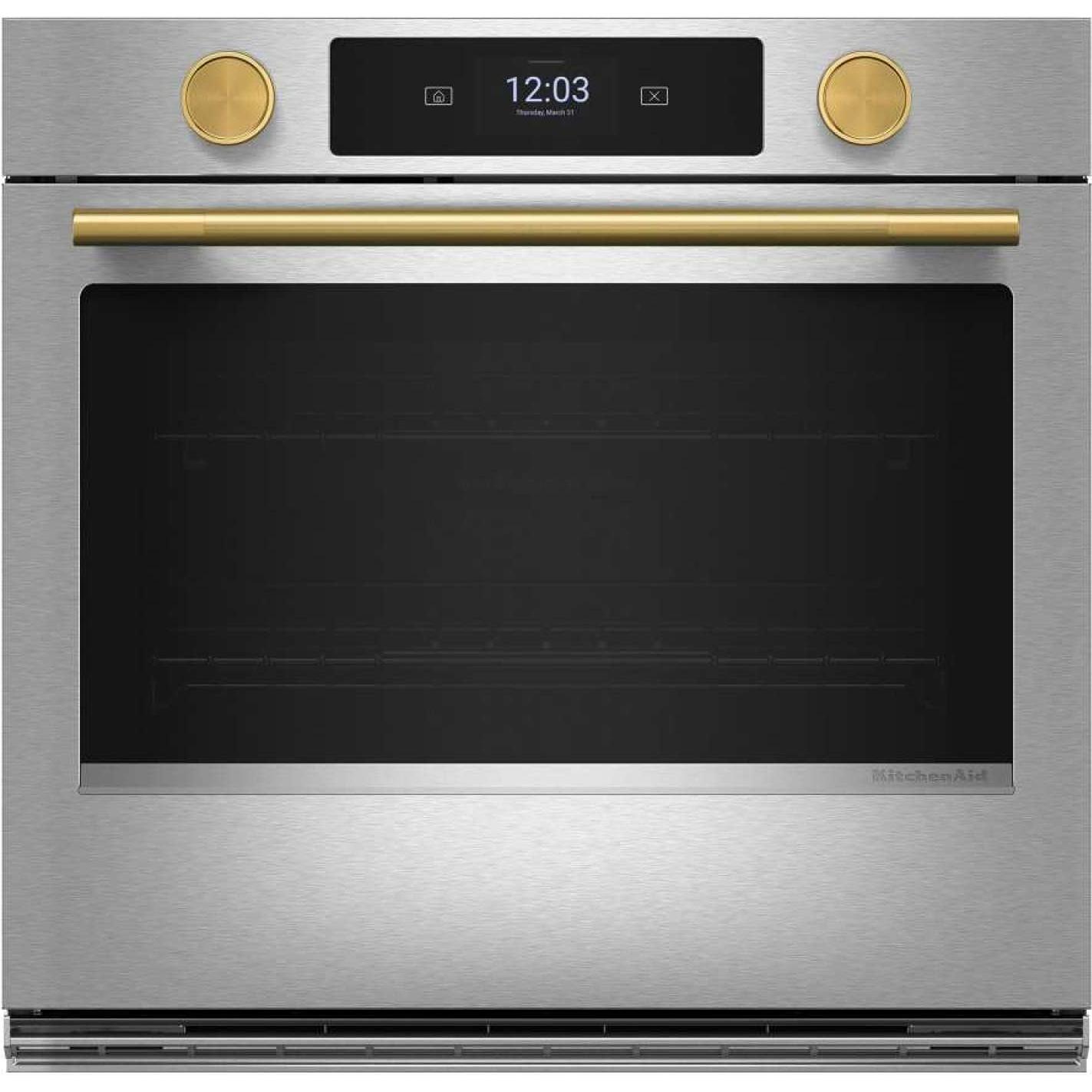  KitchenAid 30-inch Smart Electric Single Wall Oven with Intelligent Cooking Camera KOES930SPS IMAGE 9