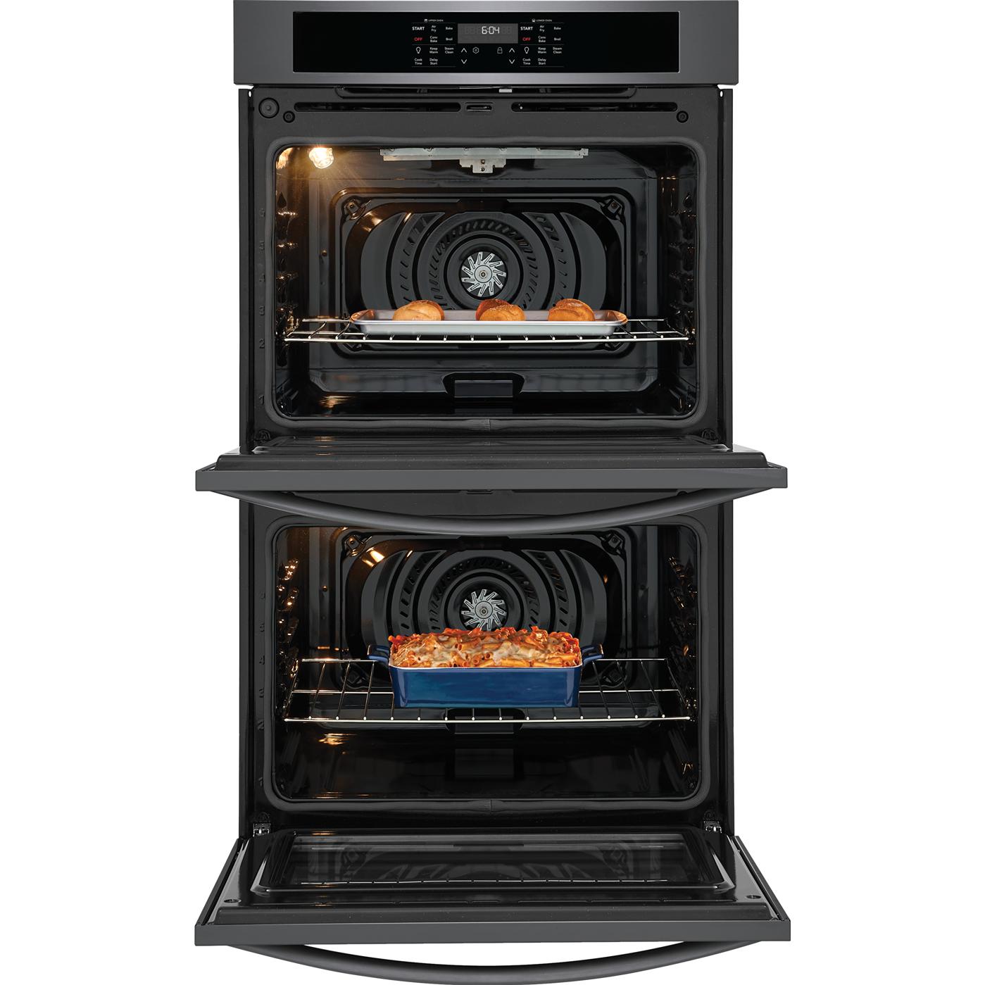  Frigidaire 30-inch, 10.6 cu. ft. Built-in Double Wall Oven with Air Fry FCWD3030AD IMAGE 3