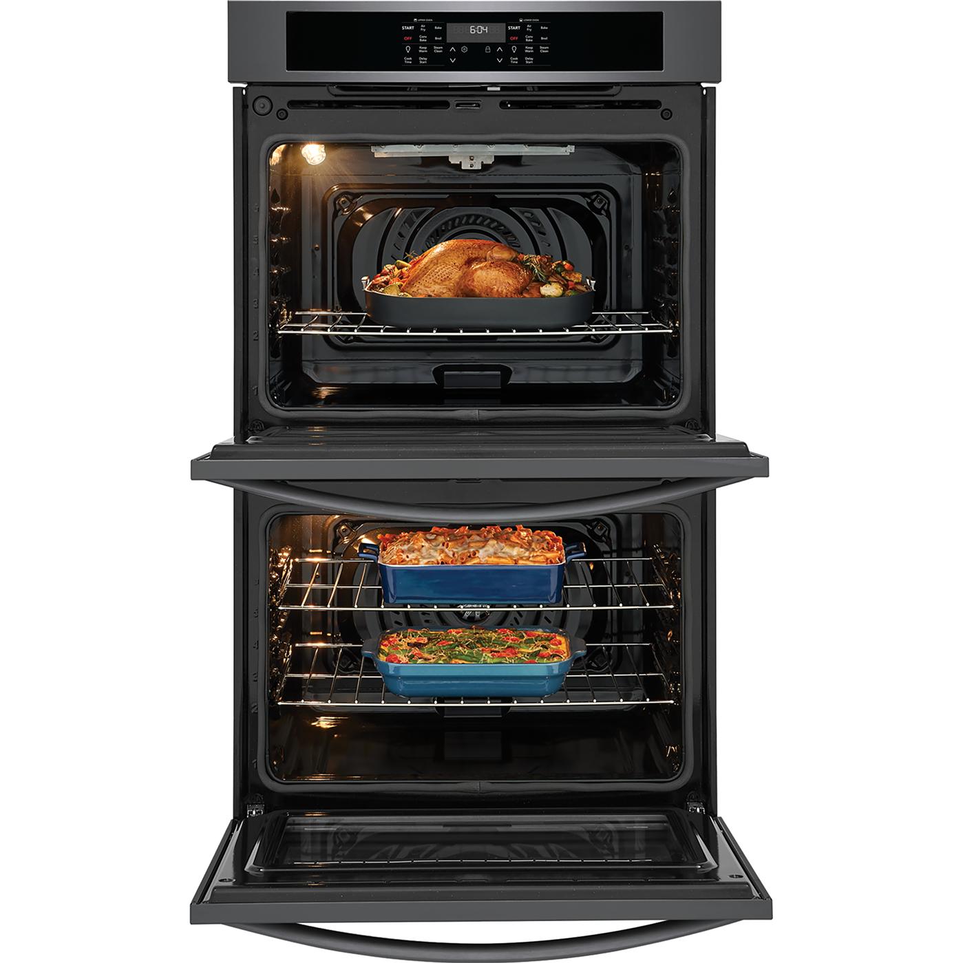  Frigidaire 30-inch, 10.6 cu. ft. Built-in Double Wall Oven with Air Fry FCWD3030AD IMAGE 4