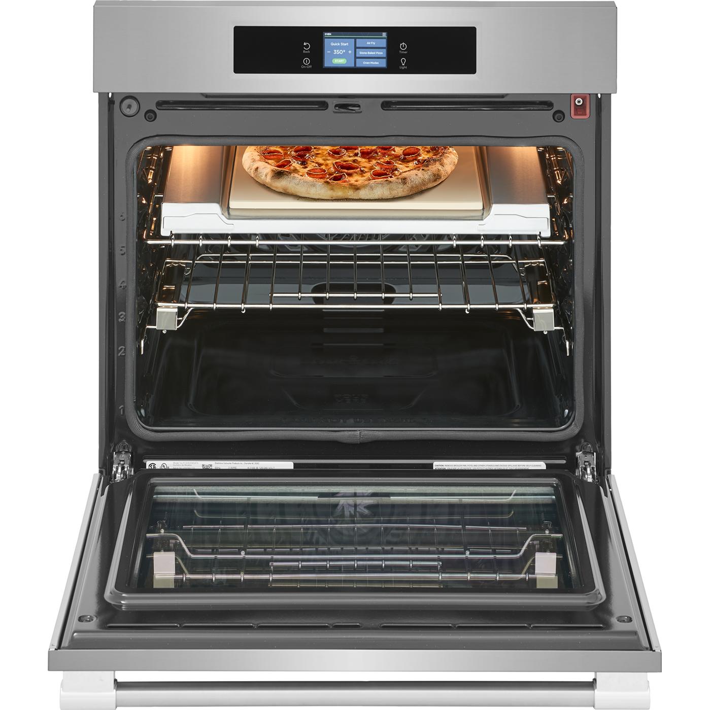  Frigidaire Professional 30-inch, 5.3 cu. ft. Built-in Single Wall Oven with Total Convection PCWS3085AF IMAGE 3