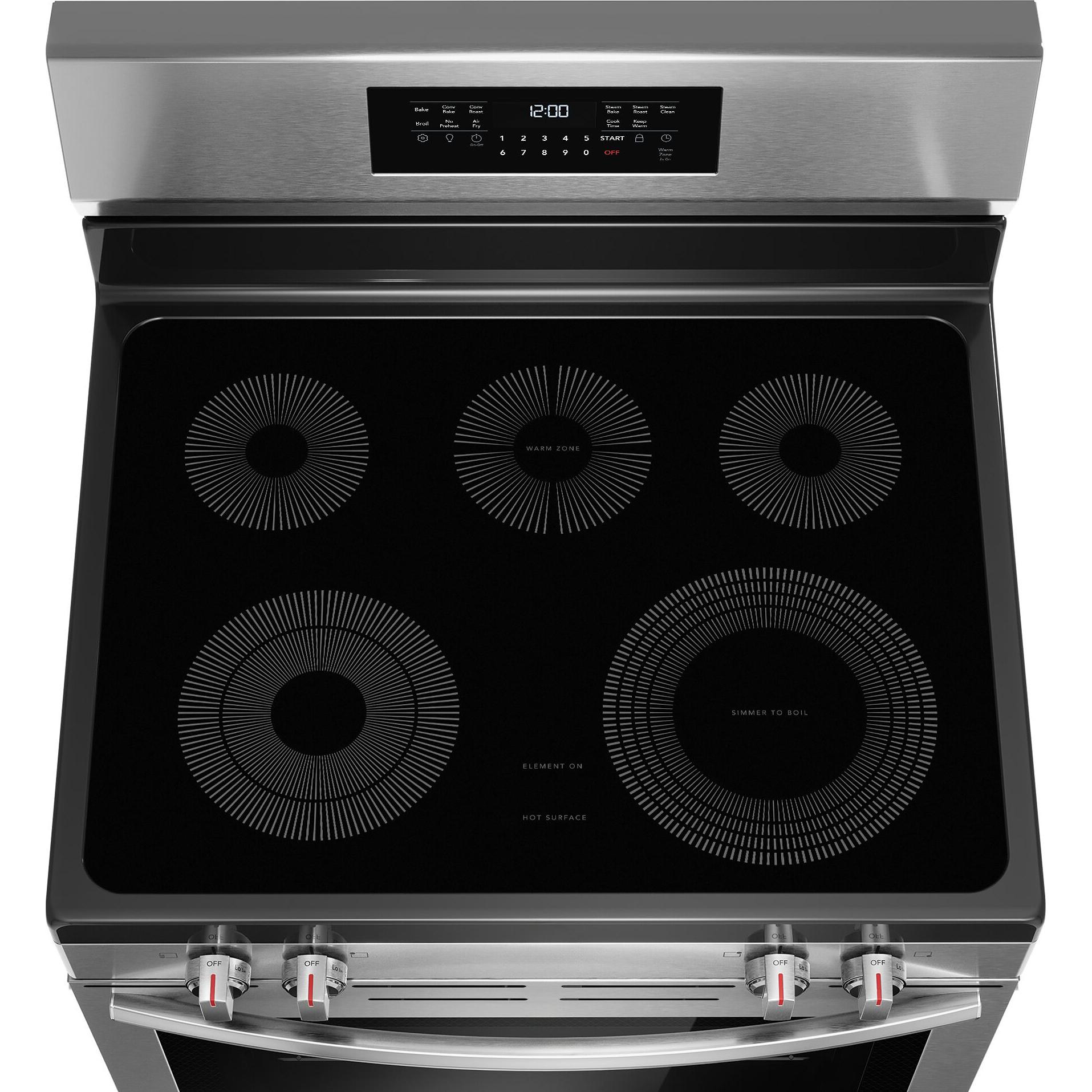  Frigidaire Gallery 30-inch Freestanding Electric Range with Air Fry Technology GCREC059BF IMAGE 4