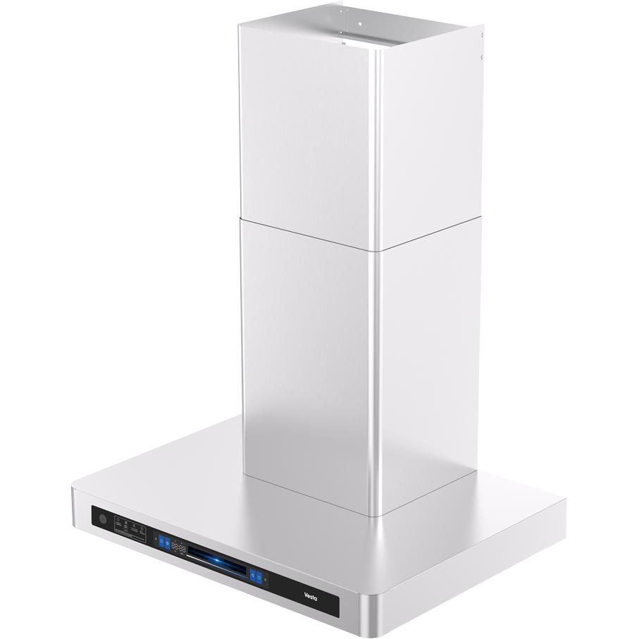  Vesta 30-inch Hamburg Series Wall Mount Range Hood with Voice Control DC Motor VRH-HAMBURG-30SS IMAGE 5