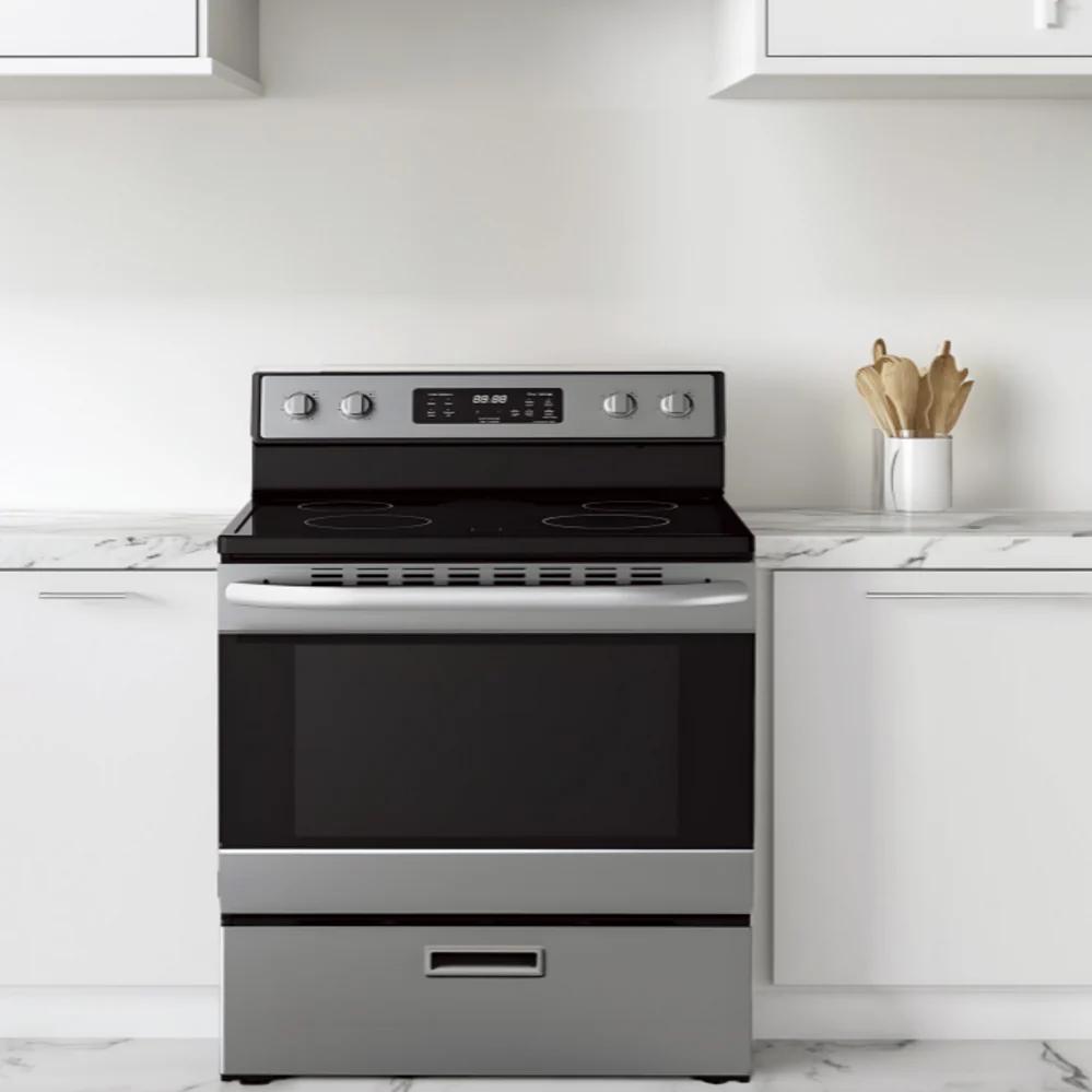  Vesta 30-inch Freestanding Electric Range with 4 Elements VRE-Saskatchewan-30SS IMAGE 3