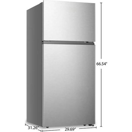  Vesta Whitehorse 30-inch, 18 cu. ft. Freestanding Top Freezer Refrigerator VRF-Whitehorse-30SS IMAGE 4