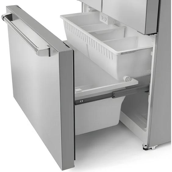  Vesta Yukon 36-inch, 22.5 cu. ft. Counter-Depth French 3-Door Refrigerator with Ice Maker VRF-Yukon-36SS IMAGE 4
