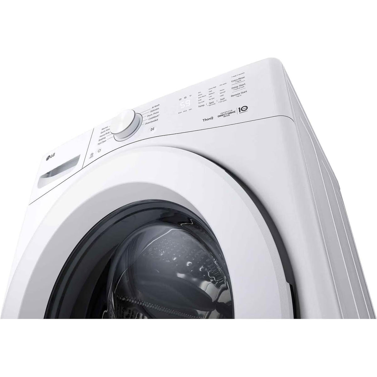  LG 5.2 cu. ft. Front Loading Washer with AI DD® WM3420CW IMAGE 10