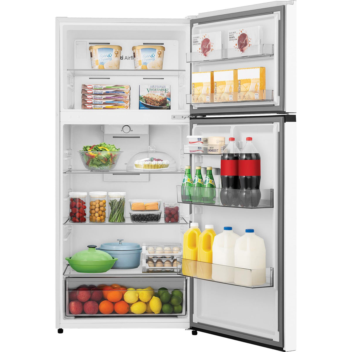 Hisense 30-inch, 18.1 cu. ft. Counter-Depth Top Freezer Refrigerator with Reversible Door RT18N3AWE IMAGE 2
