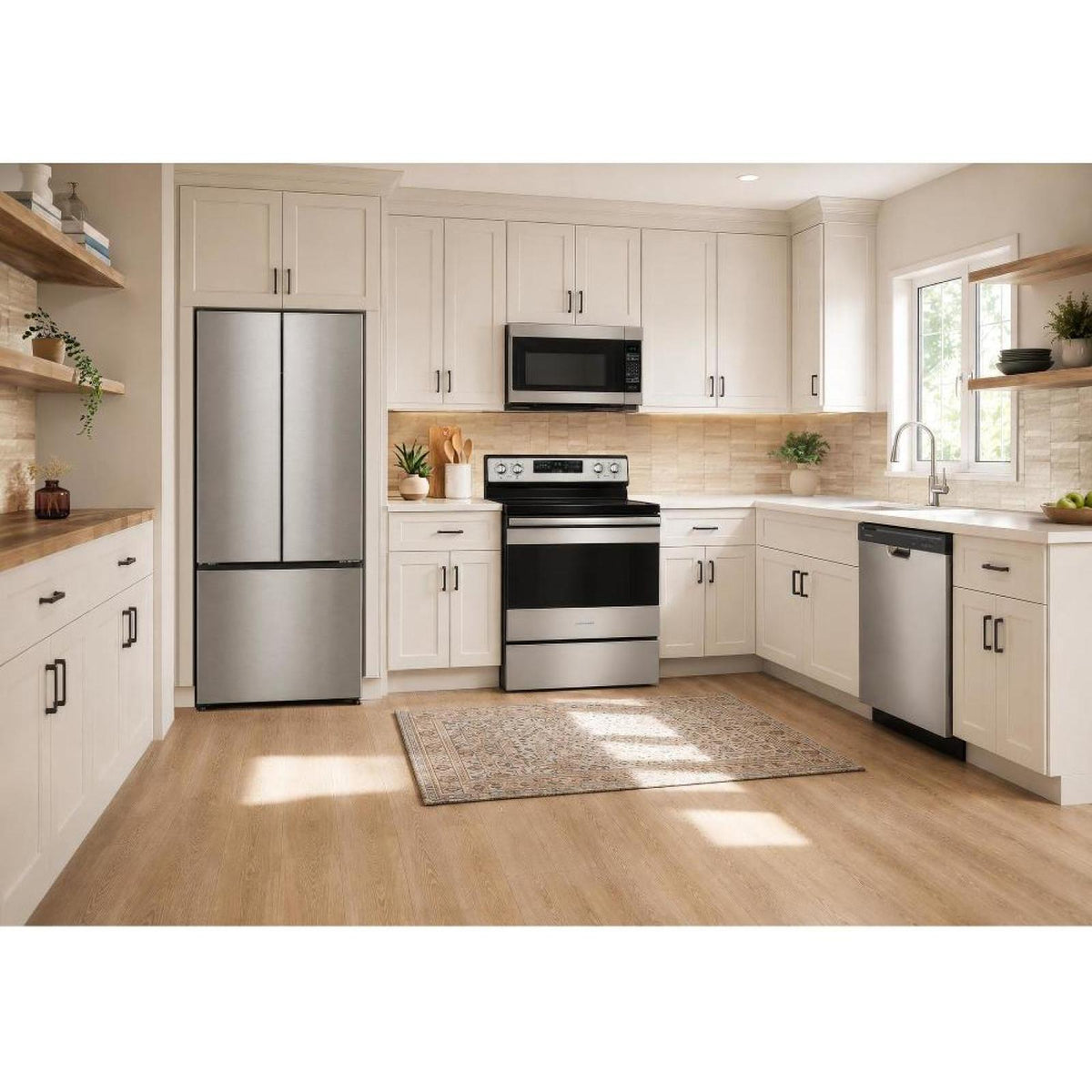  Amana 32-inch, 18 cu. ft. Counter-Depth Freestanding French 3-Door Refrigerator ARFC3133TZ IMAGE 4