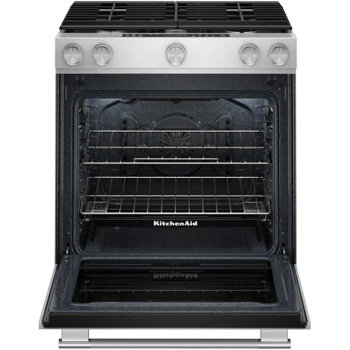  KitchenAid 30-inch Gas Range with Baking Drawer KSGS730TPS IMAGE 3